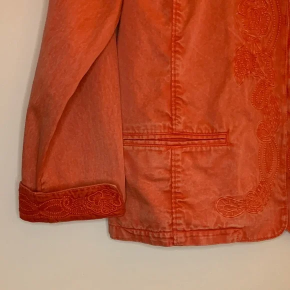 Chico’s Embellished cotton Jacket - Picture 4 of 8